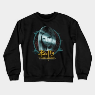 Buffy The Vampire Slayer Buffy Circle Portrait Premium Crewneck Sweatshirt